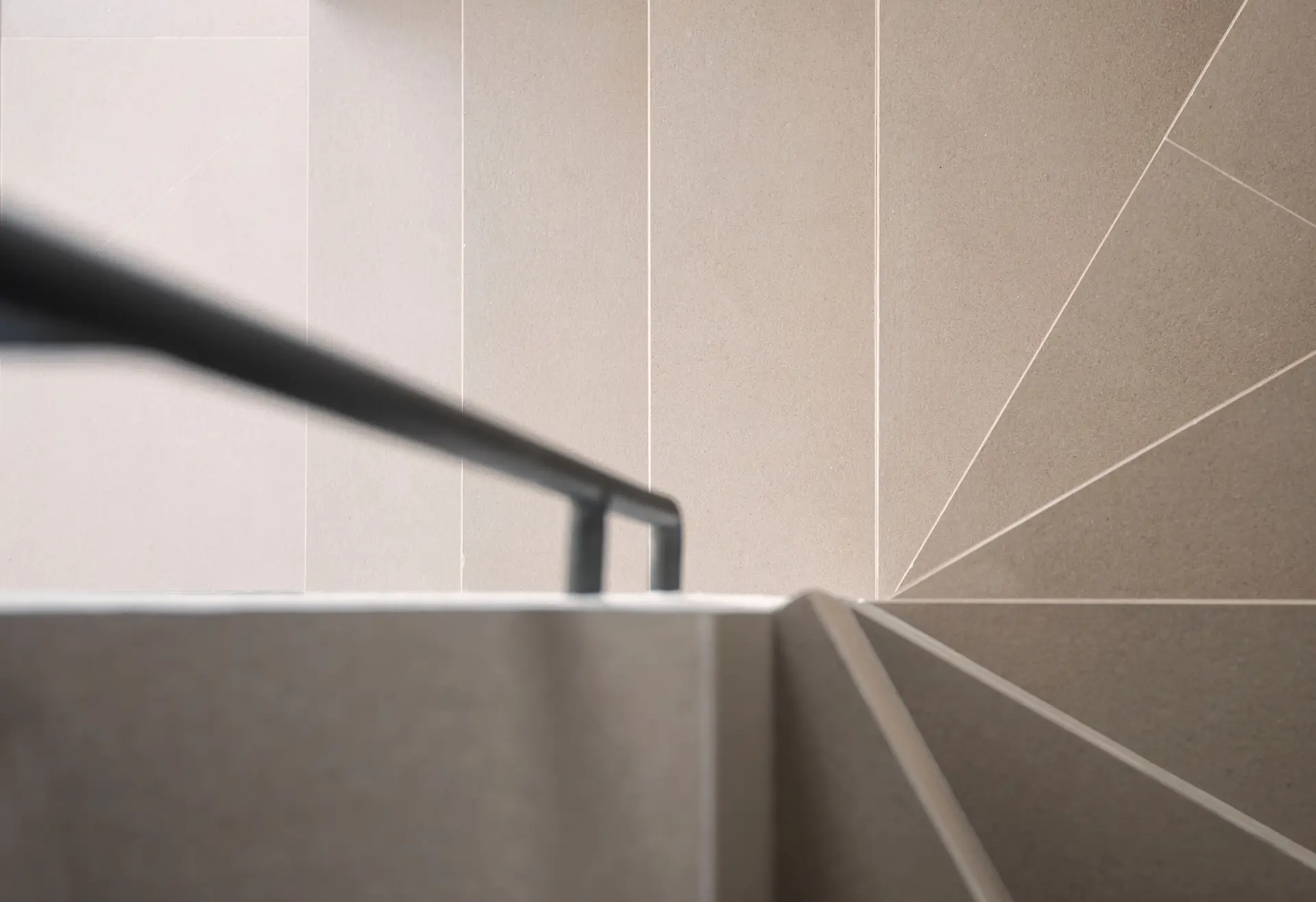 Geometric staircase detail
