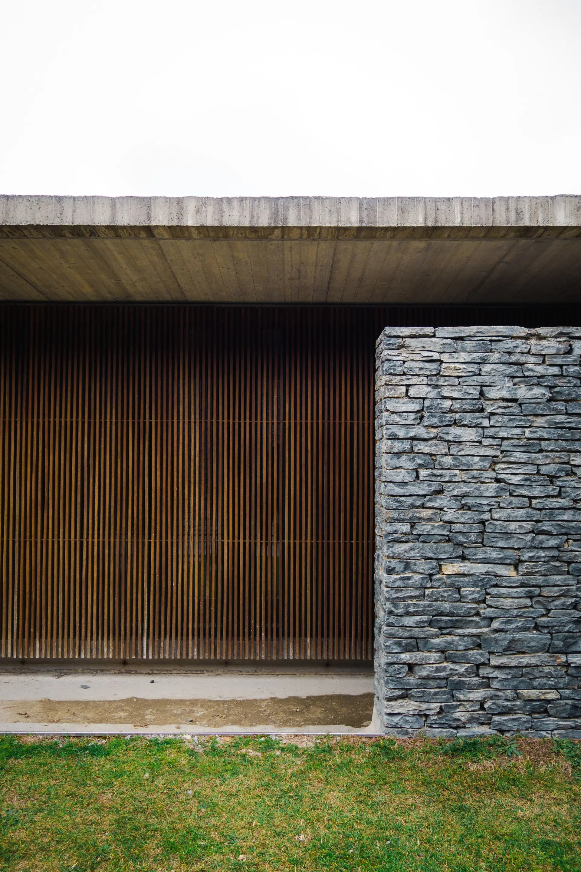 Minimalist stone wall textures